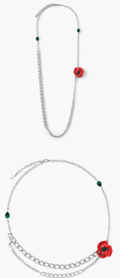 Collier Femme fantaisie qualité Atelier JFB Roses Epineuses