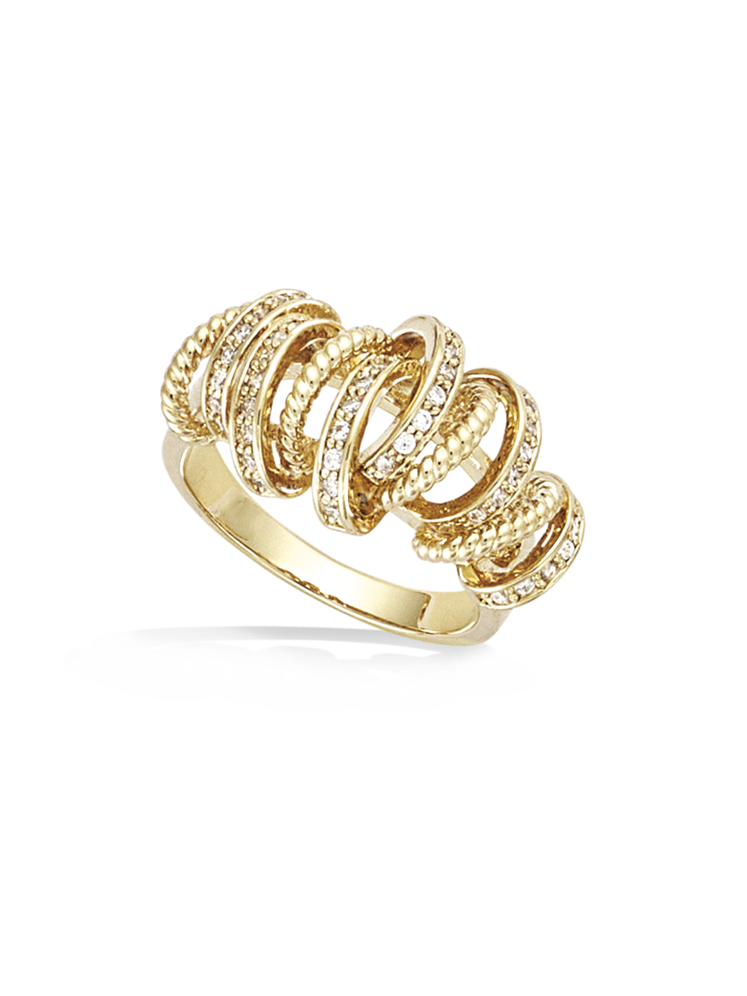 Bague Dancing Ruban PL-OR 750 3MIC