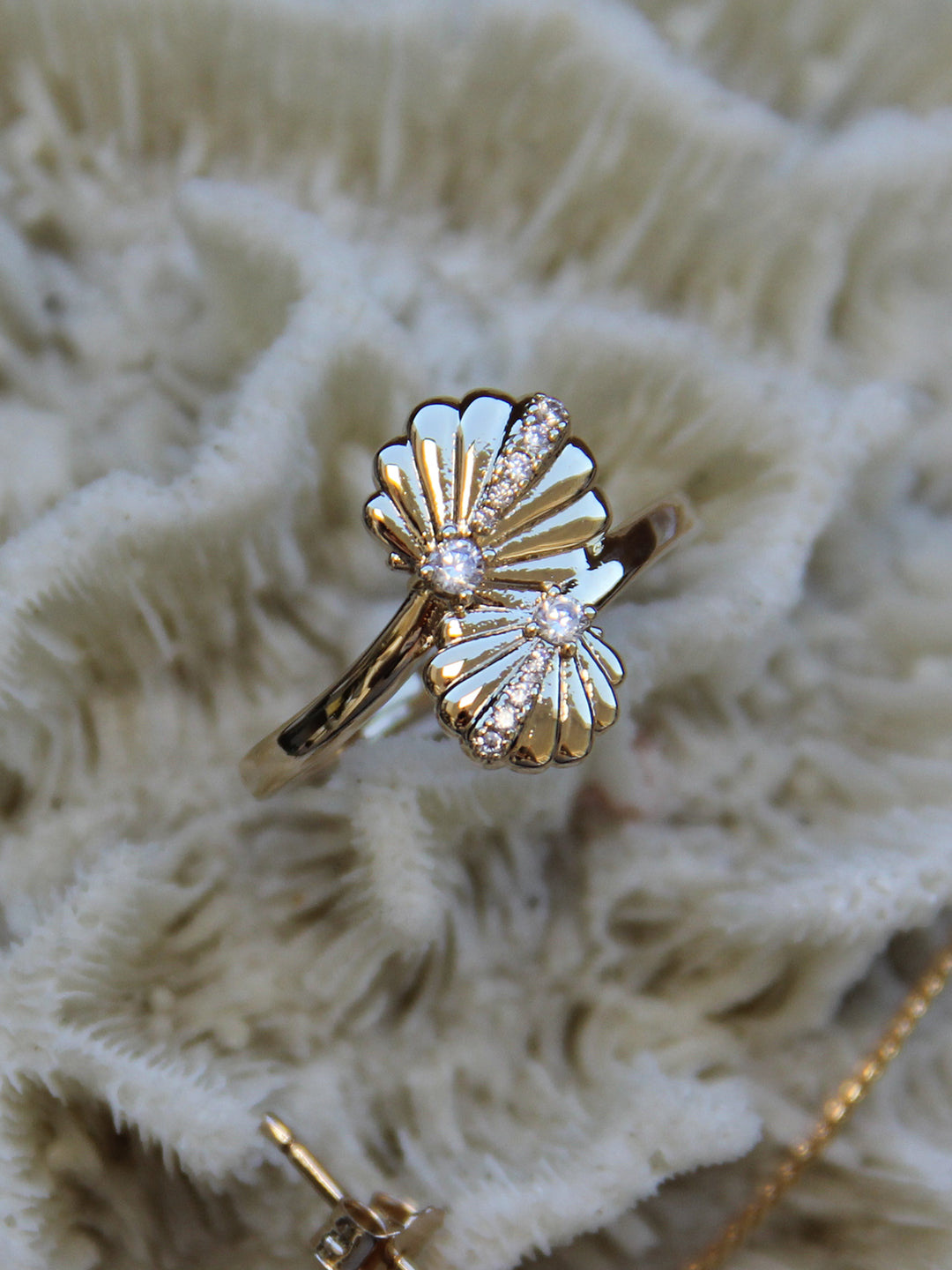 Bague COQUILLAGE PERLE PL-OR 750 3MIC