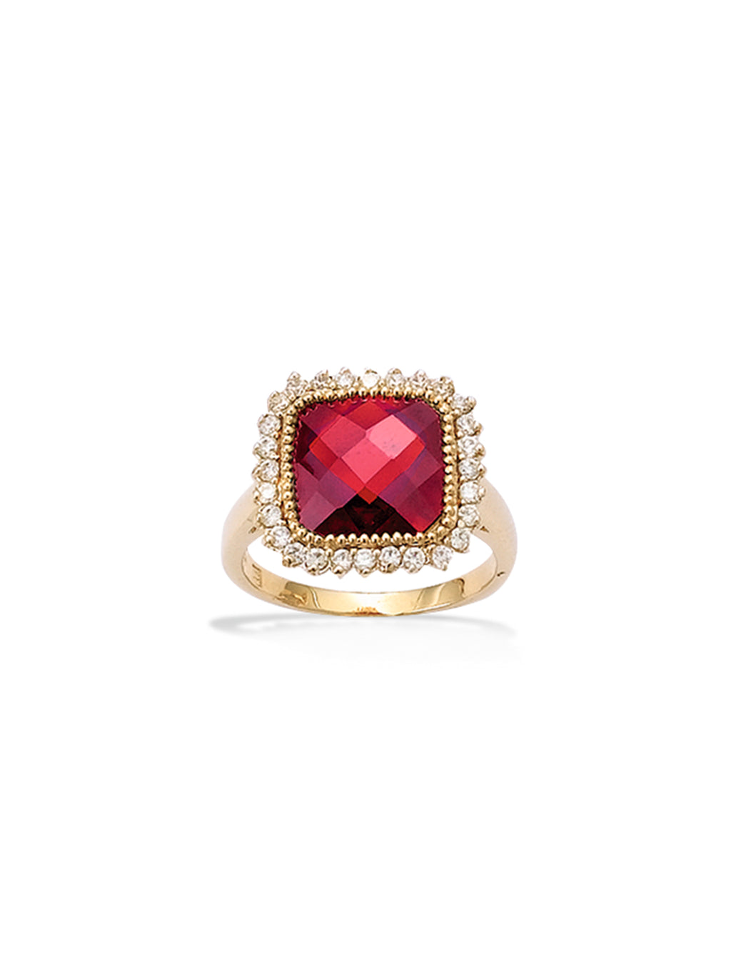 Bague Royale Rouge PL-OR 750 3MIC
