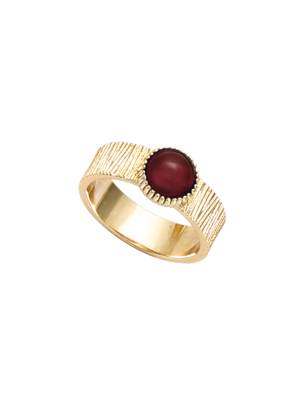 Bague ROUGE ROMAN Large PL-OR 750 3MIC