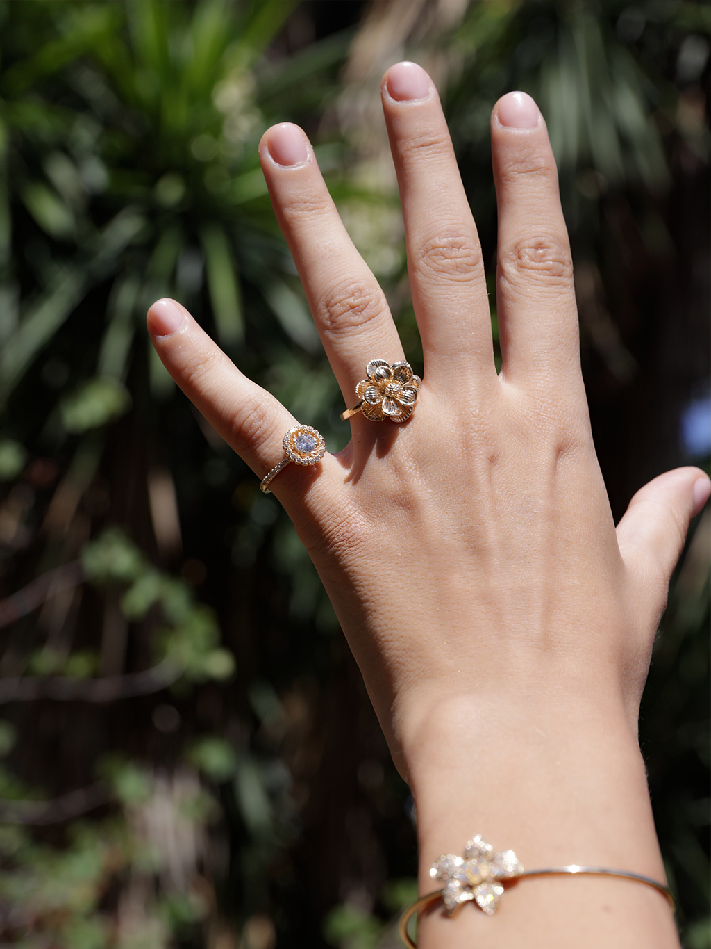 Bague CAMILLE PL-OR 750 3MIC