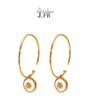 Boucles d'oreilles Femme fantaisie qualité Atelier JFB Rose en émail