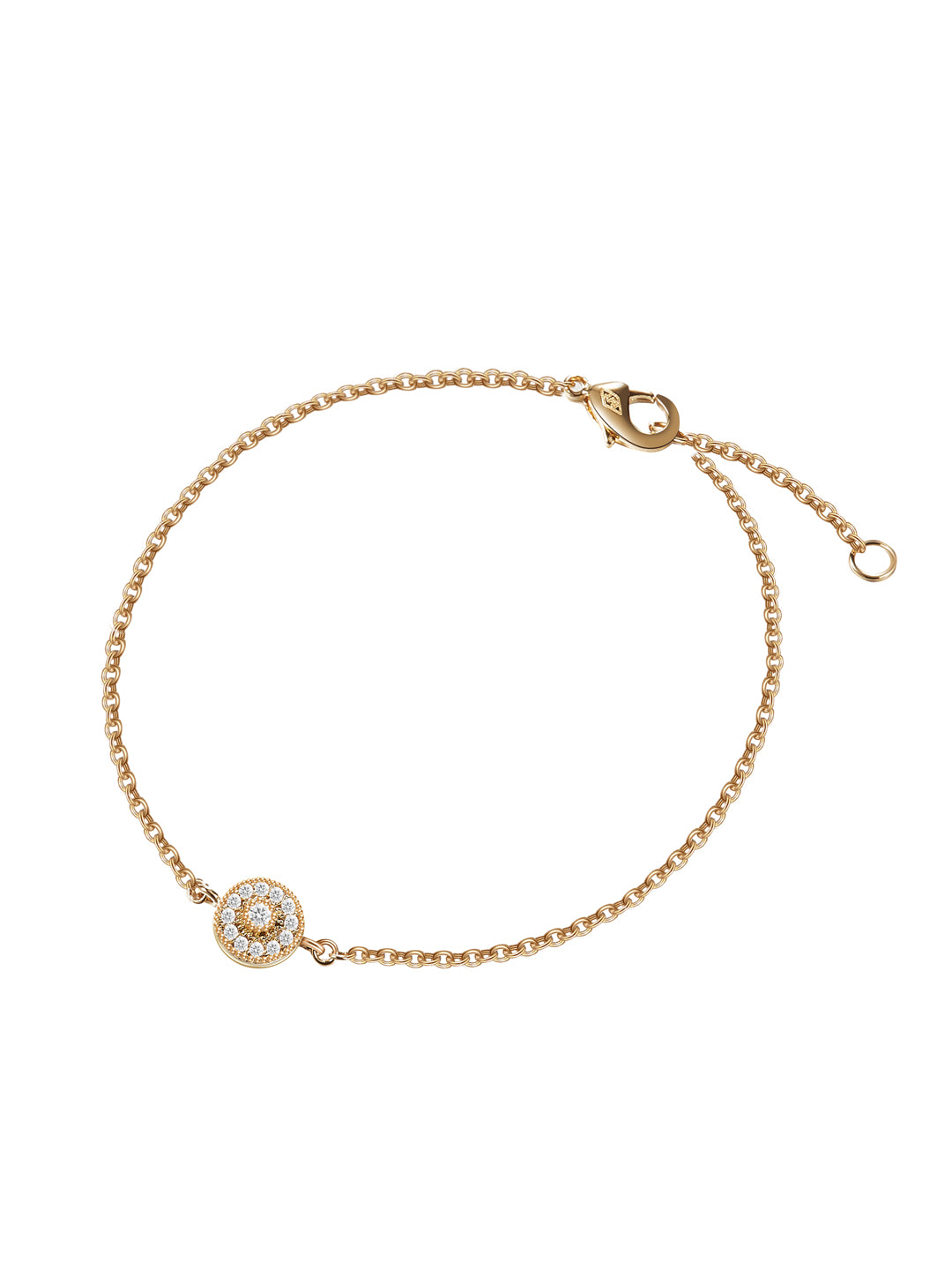 Bracelet PO Pavé oxydes blancs