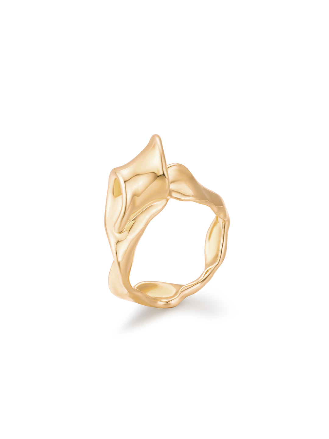 Bague Style Ruban Ondule PL-OR 750 3MIC