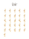 pendentif Femme 26 lettres de diamant en cristal Atelier JFB