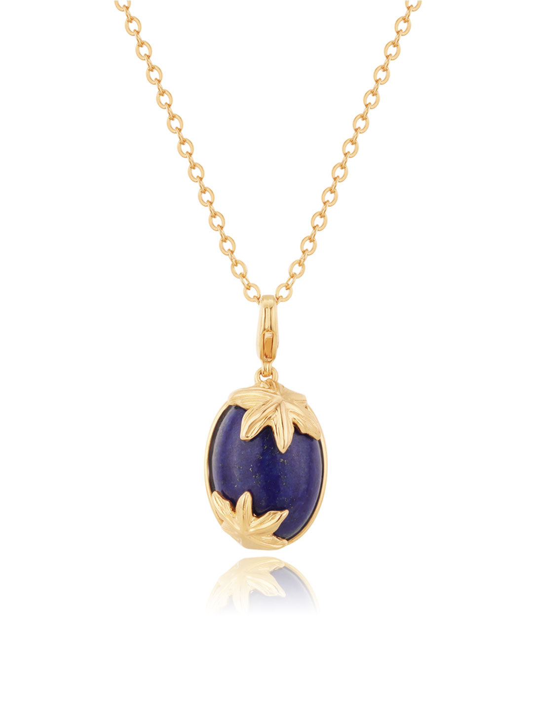 Pendentif PO Style Tropical en Lapis Bleu Véritable