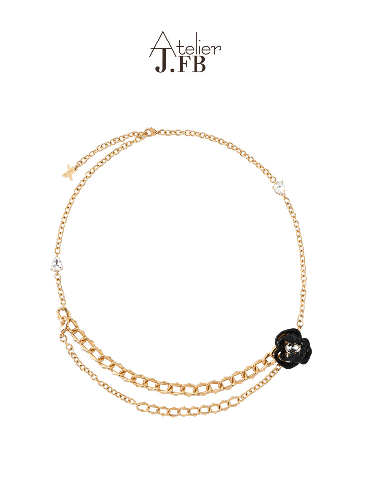 Collier Femme fantaisie qualité Atelier JFB Roses Epineuses