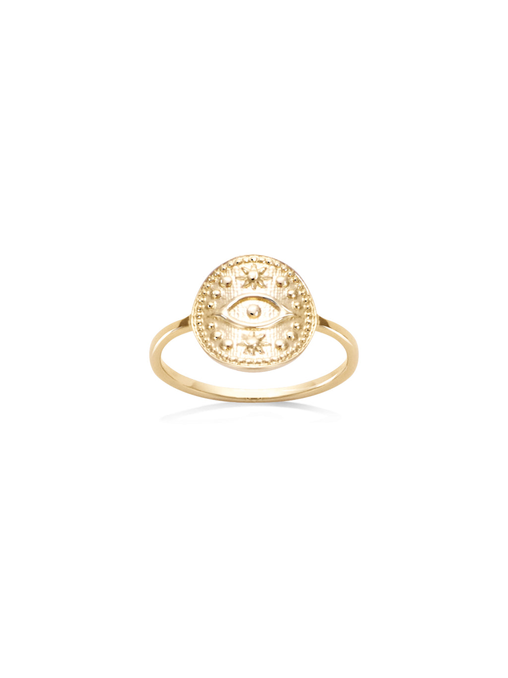 Bague L'OEIL SAGESSE PL-OR 750 3MIC