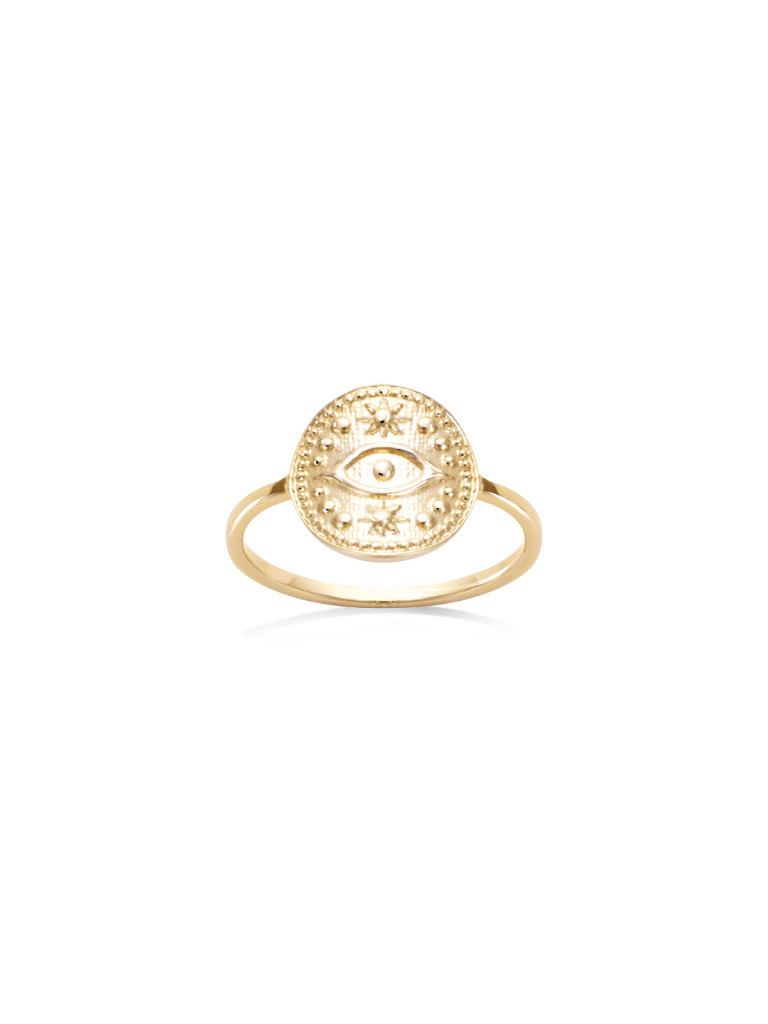 Bague L'OEIL SAGESSE PL-OR 750 3MIC