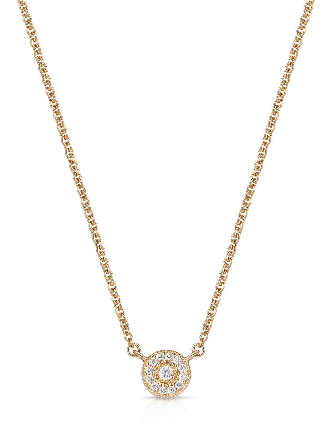 Collier PO Pavé oxydes blancs
