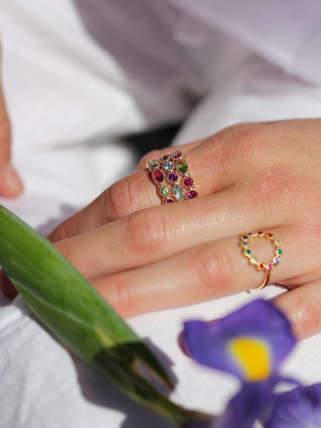 Bague RAINBOW SHADOW PL-OR 750 3MIC
