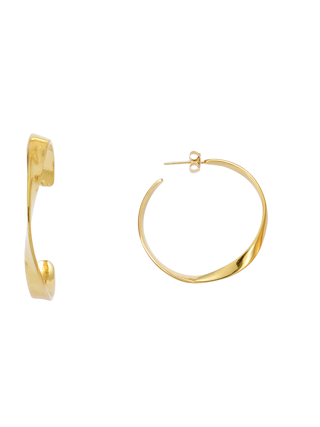 Boucles CREOLES BASIC PL-OR 750 3MIC