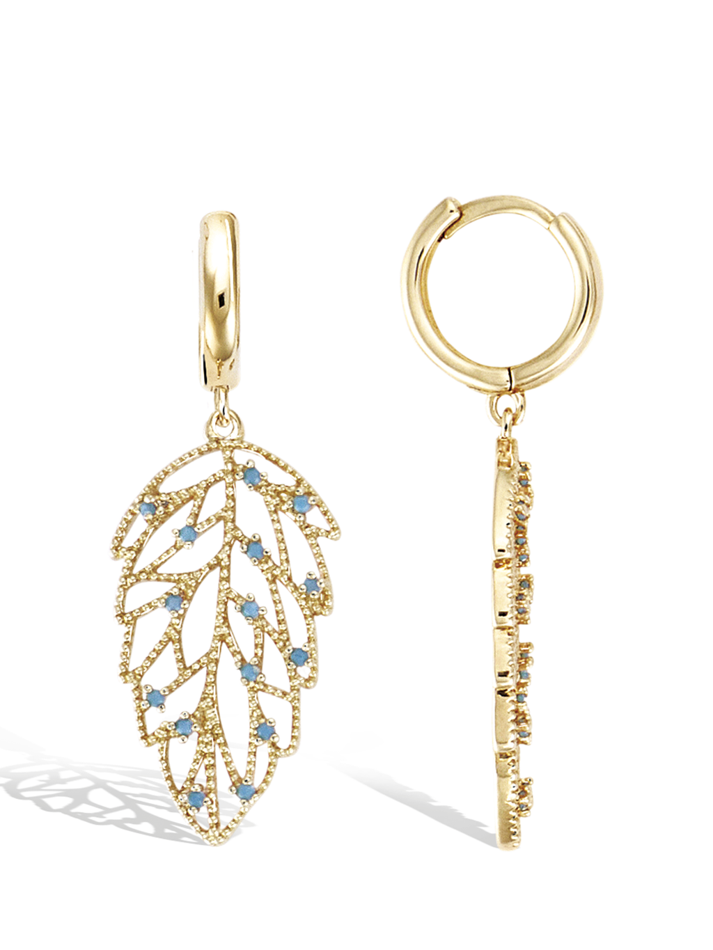 Boucles Feuilles d'Orchides PL-OR 750 3MIC