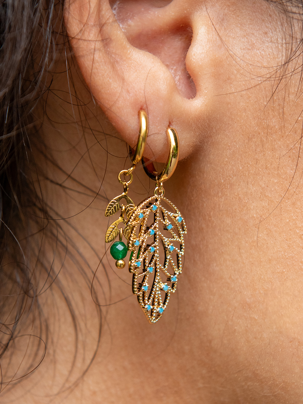 Boucles Feuilles d'Orchides PL-OR 750 3MIC
