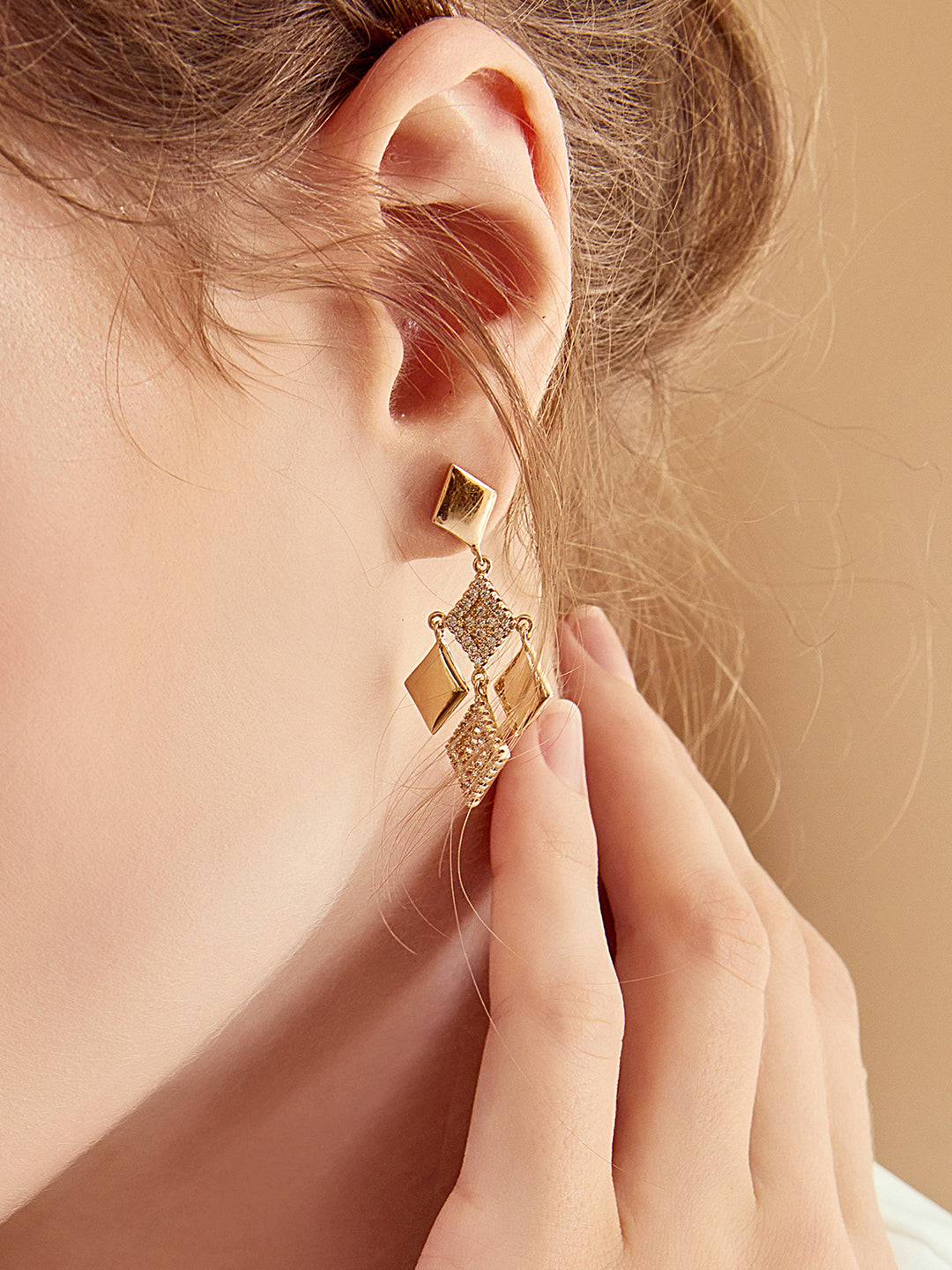 Boucles Carreaux PL-OR 750 3MIC