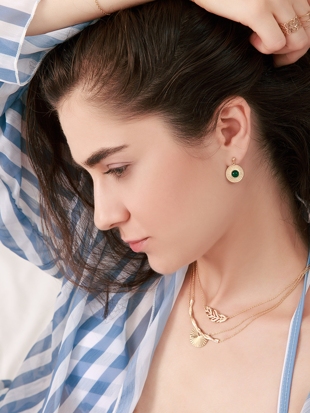 Boucles Boussole Vert PL-OR 750 3MIC