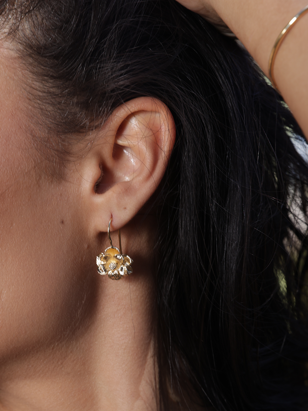 Boucles CAMILLE PL-OR 750 3MIC