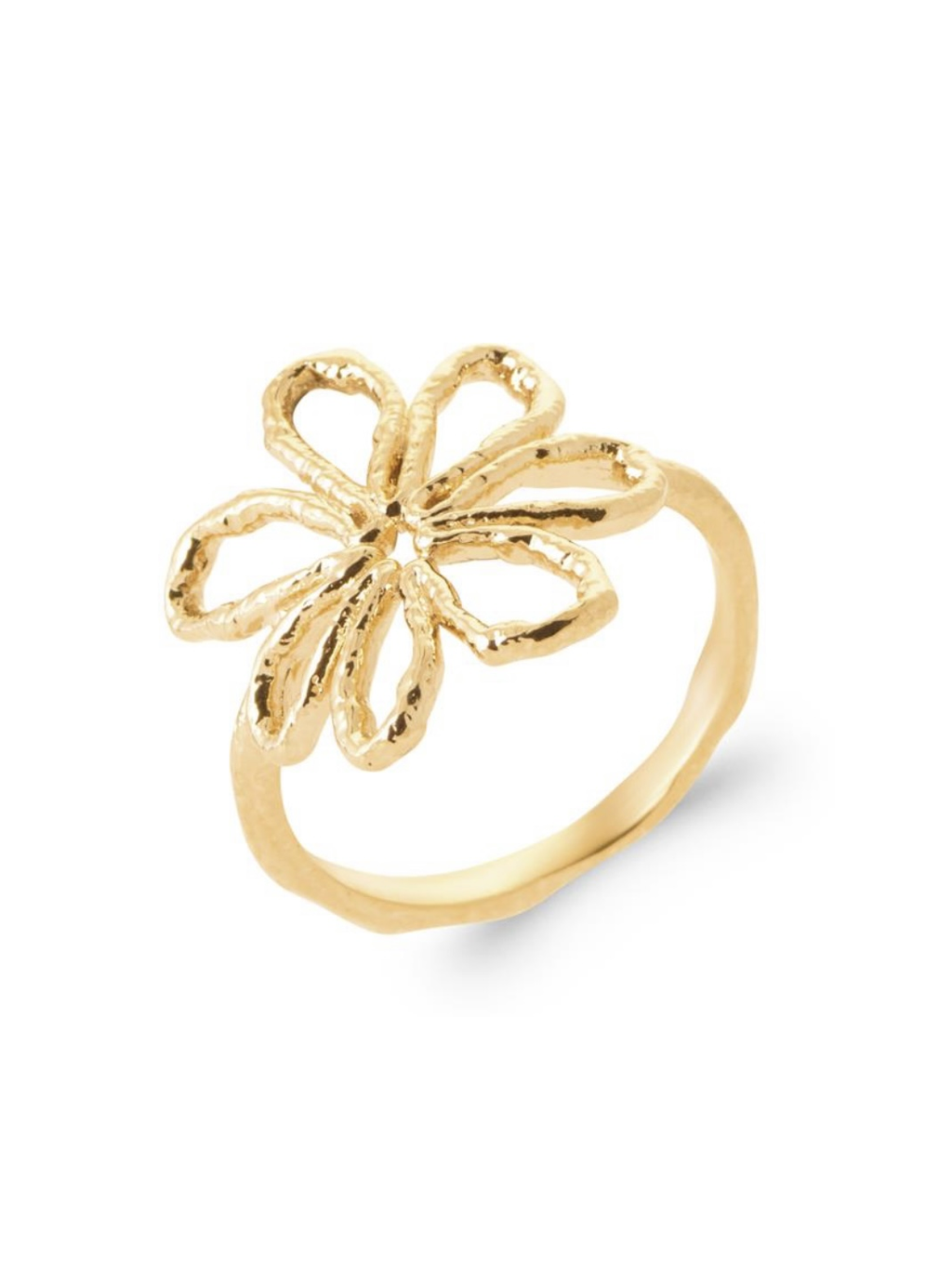 Bague FILS DE FLEUR PL-OR 750 3MIC
