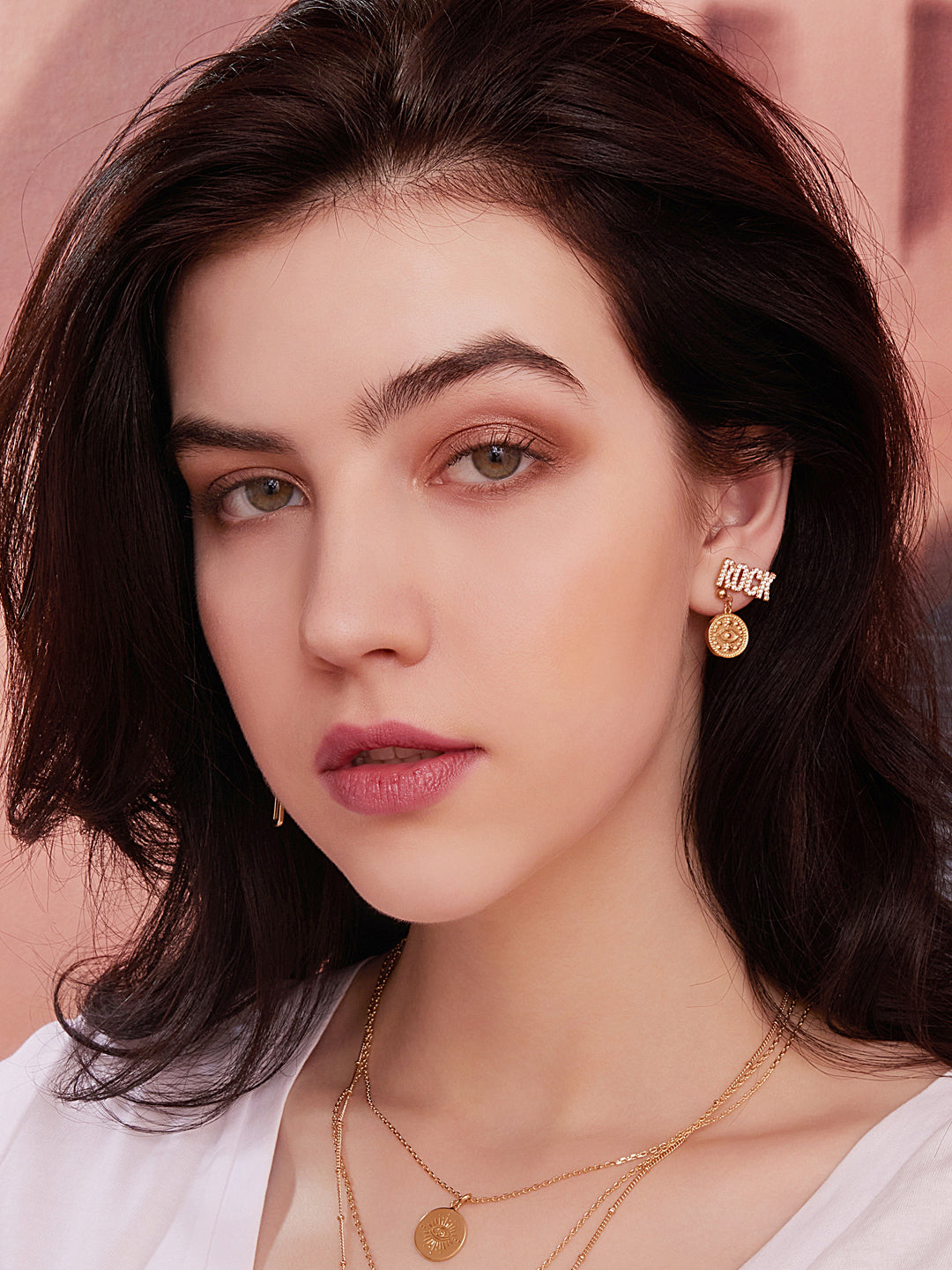 Boucles L'OEIL SAGESSE PL-OR 750 3MIC