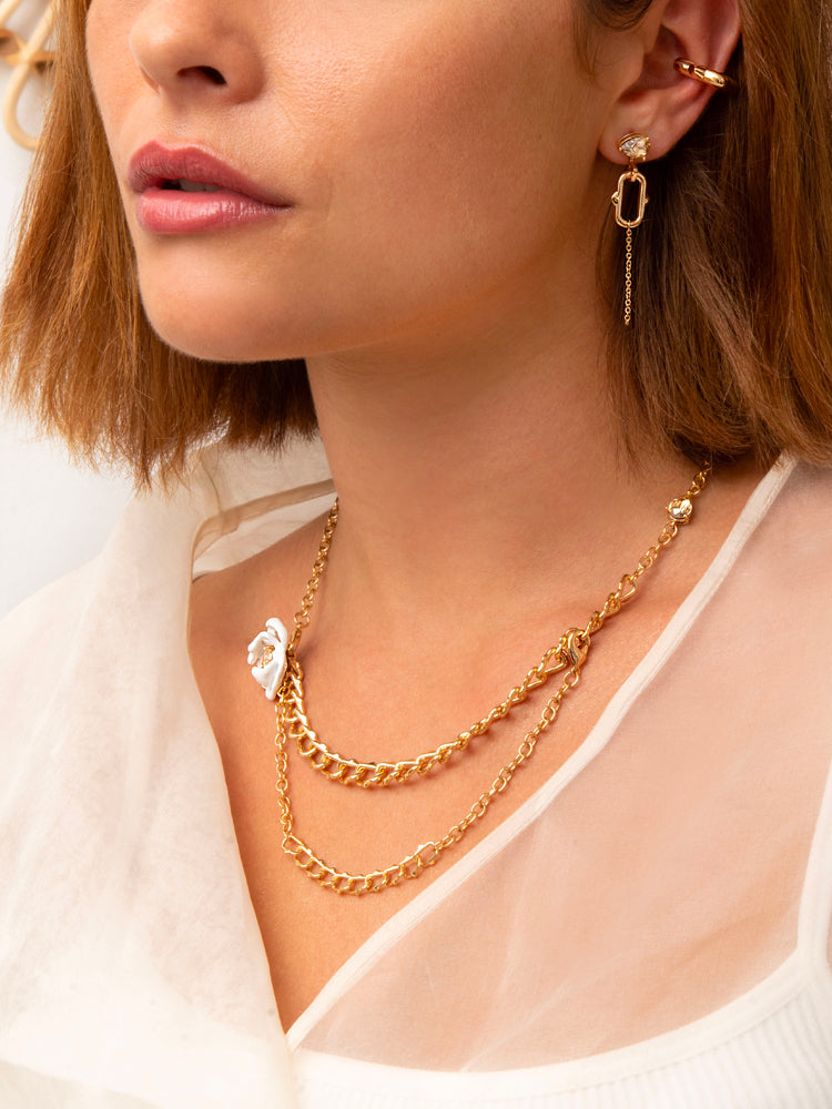 Collier Femme fantaisie qualité Atelier JFB Roses Epineuses