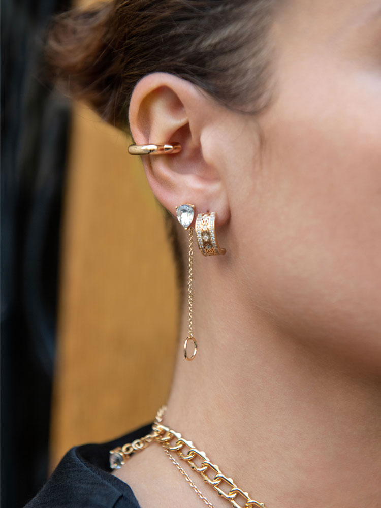 Boucles d'oreilles Femme fantaisie qualité Atelier JFB Roses Epineuses