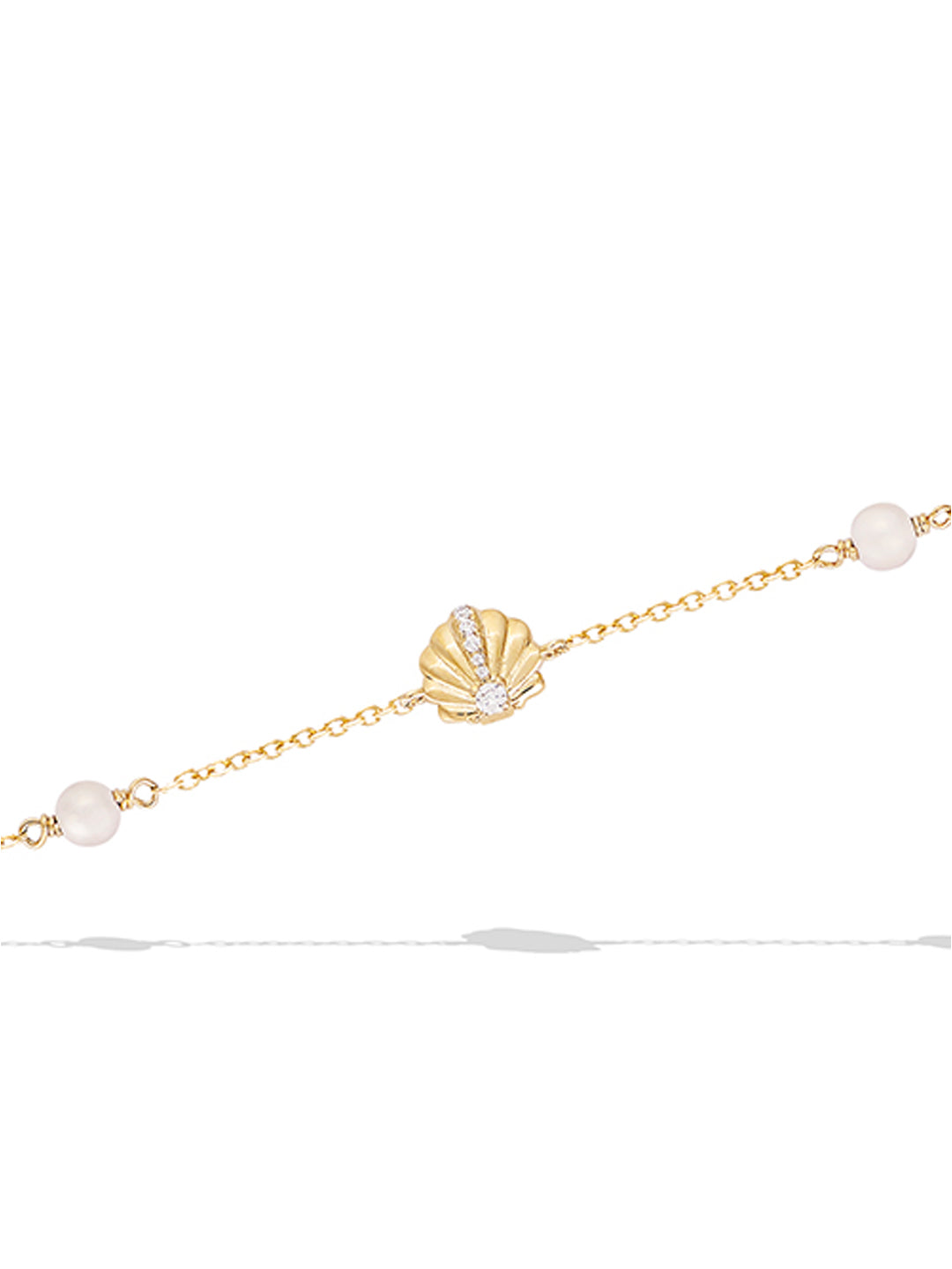 Bracelet COQUILLAGE PERLE PL-OR 750 3MIC