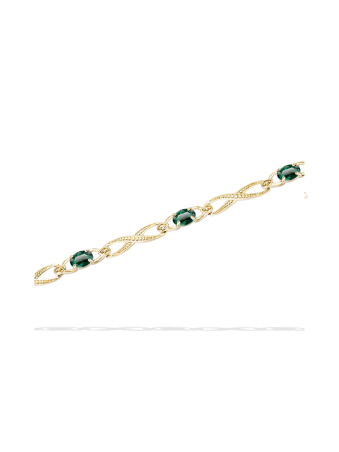 Bracelet Chaîne Emeraude Infiniti PL-OR 750 3MIC