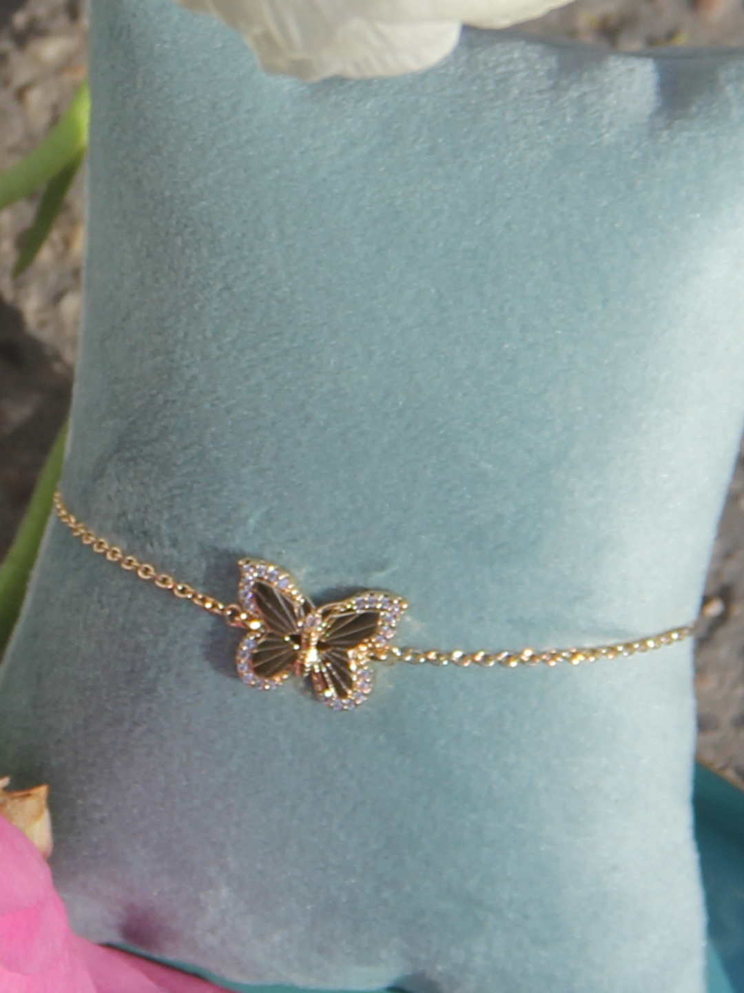 Bracelet FLYING BUTTERFLY PL-OR 750 3MIC