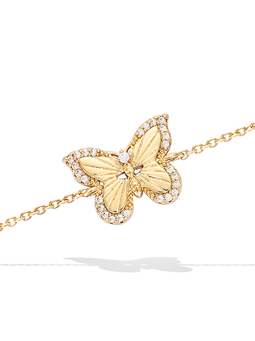 Bracelet FLYING BUTTERFLY PL-OR 750 3MIC