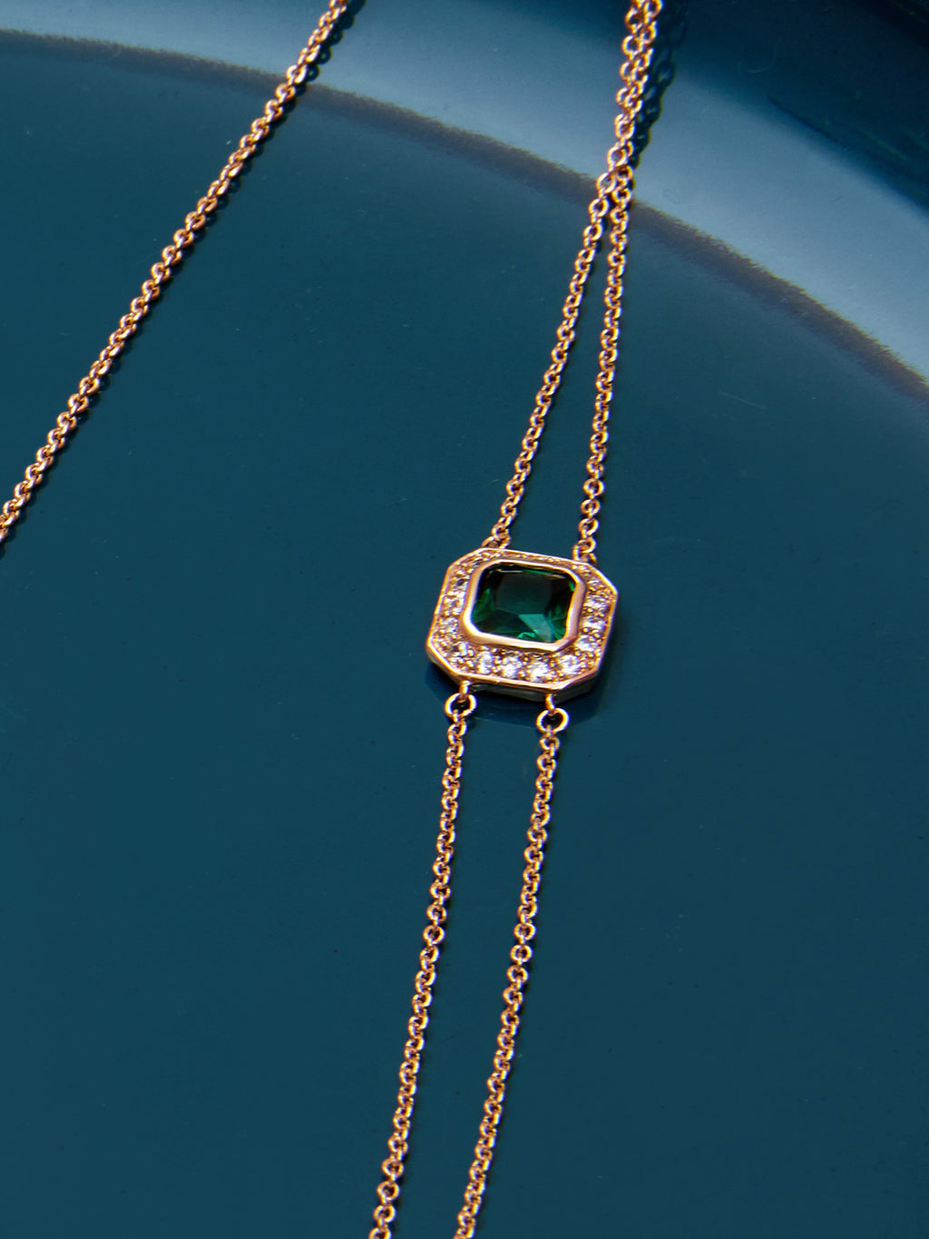 Bracelet Emeraude PL-OR 750 3MIC