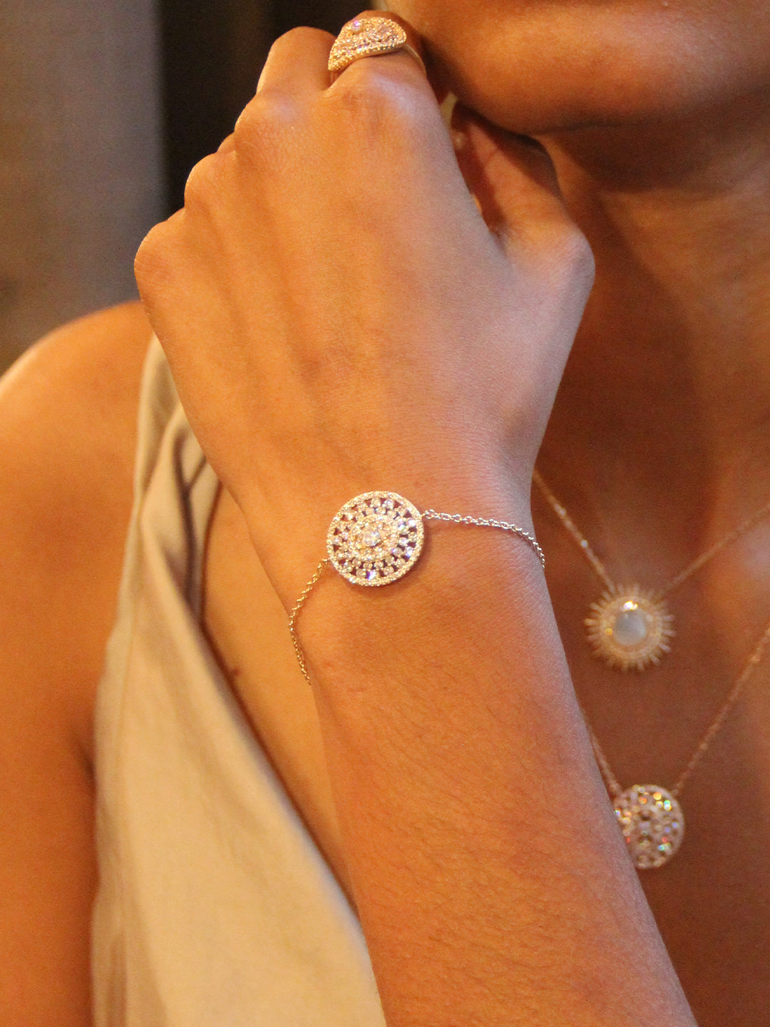 Bracelet Pavé PL-OR 750 3MIC