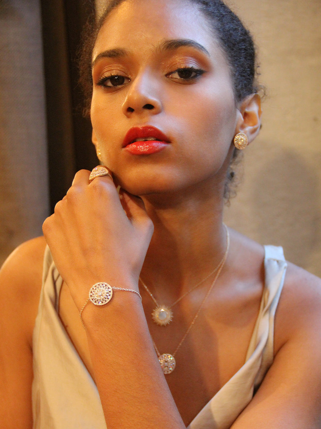 Bracelet Pavé PL-OR 750 3MIC