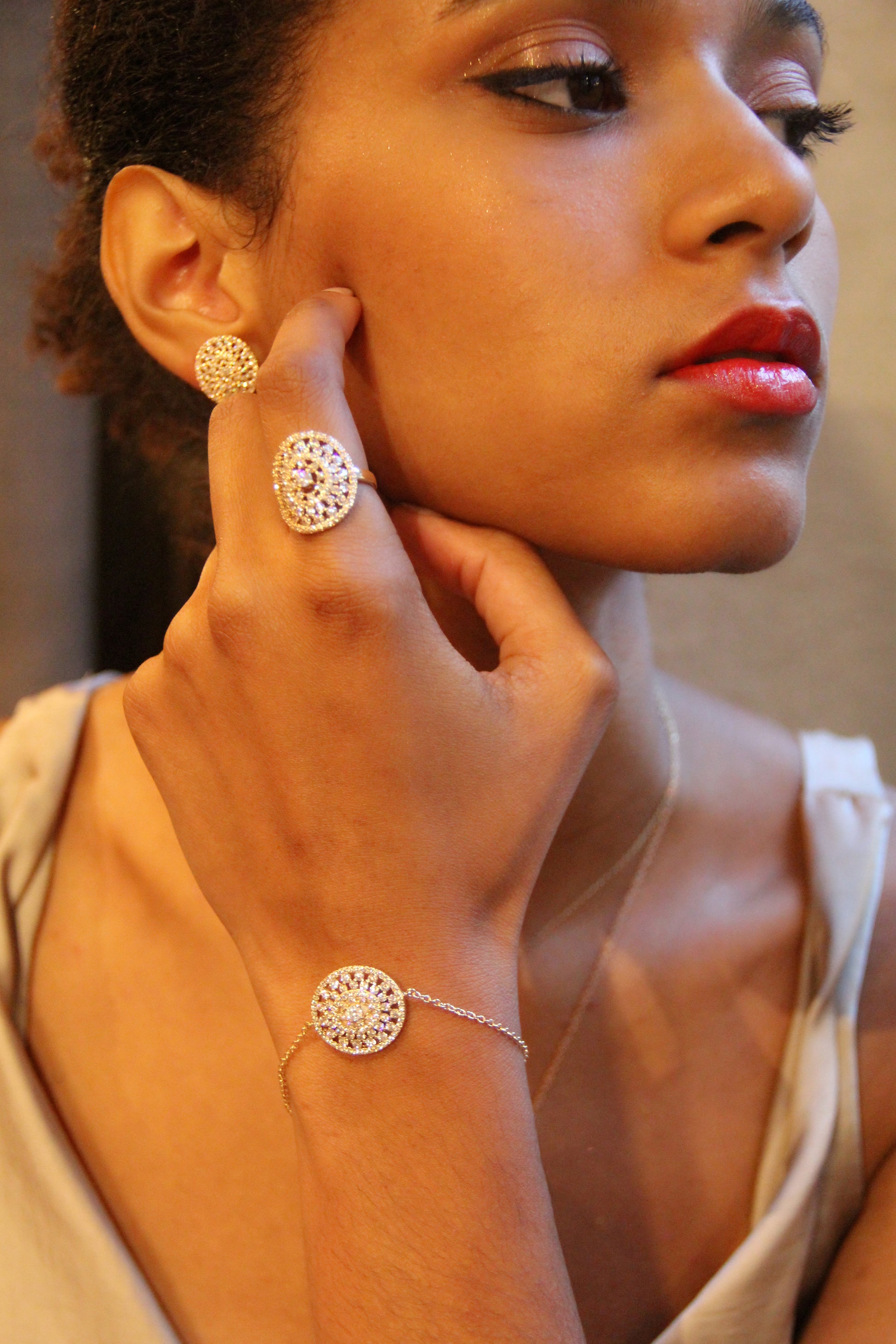 Bracelet Pavé PL-OR 750 3MIC