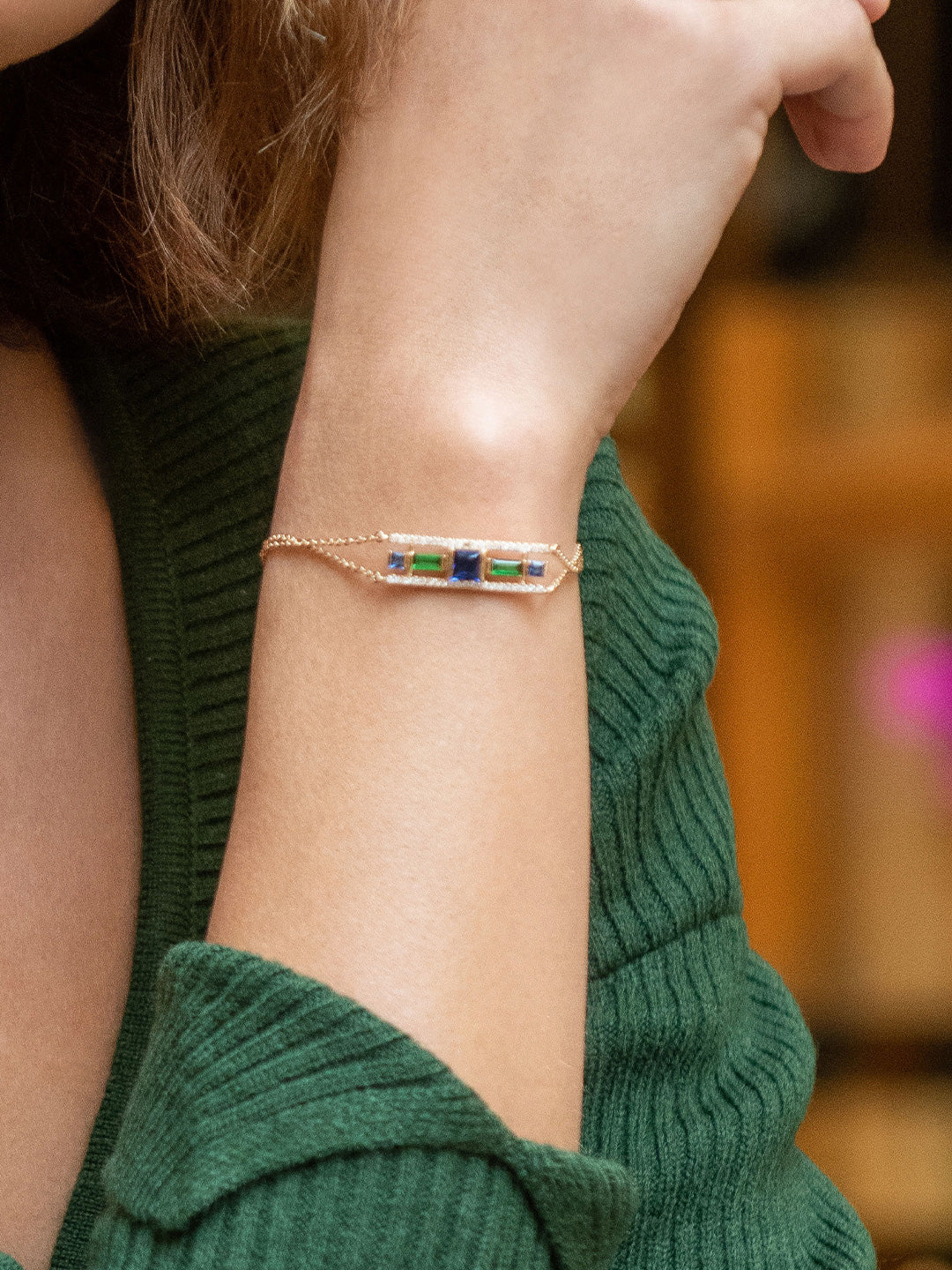 Bracelet Pavillon PL-OR 750 3MIC