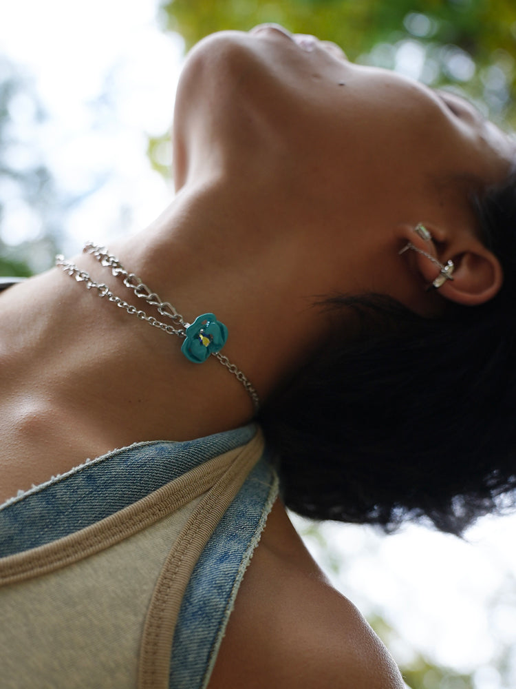 Collier Femme fantaisie qualité Atelier JFB Roses Epineuses