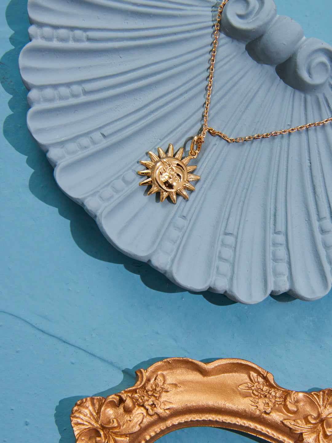 Pendentif SOLEIL&LUNE PL-OR 750 3MIC