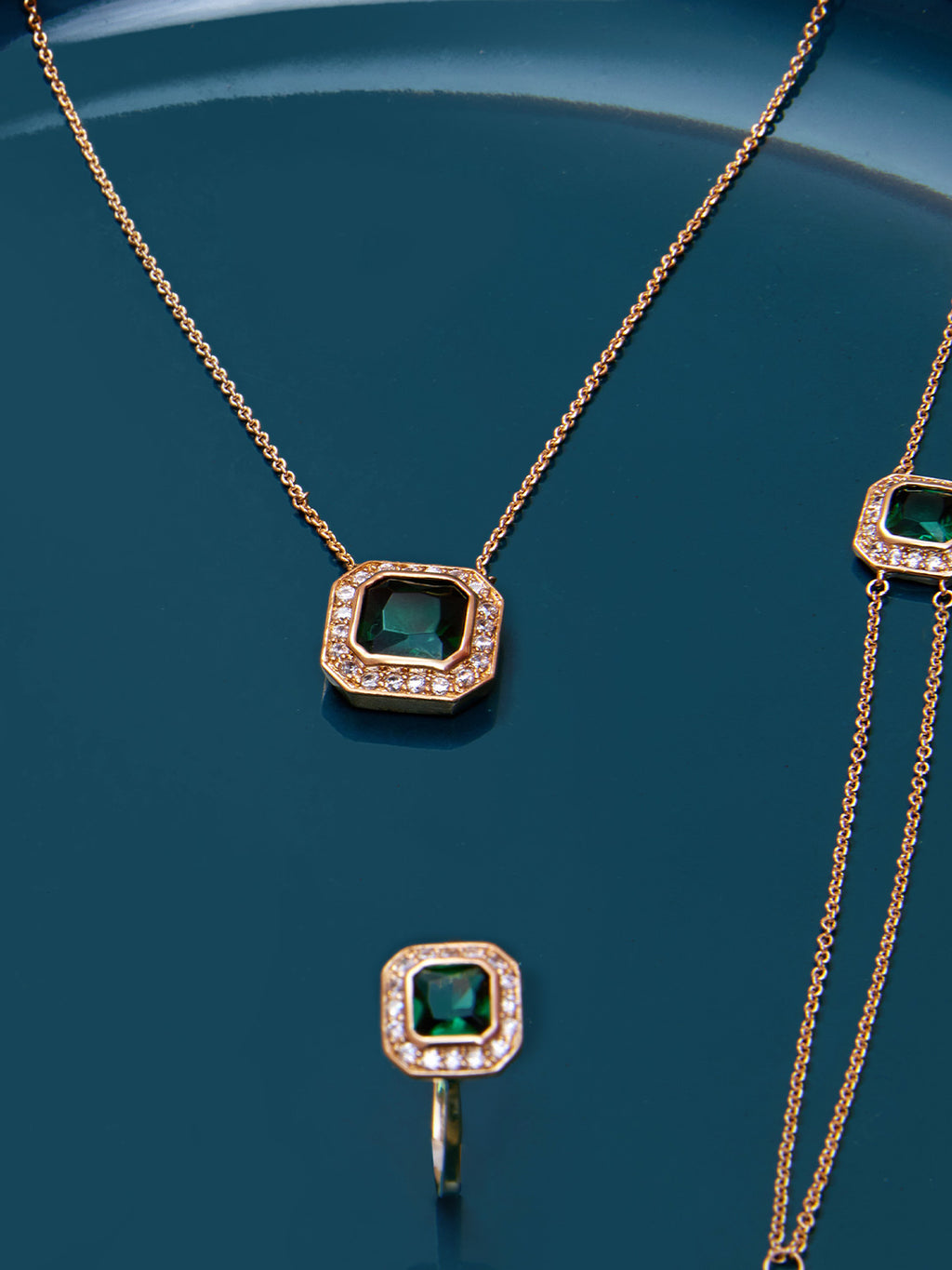 Collier Emeraude PL-OR 750 3MIC