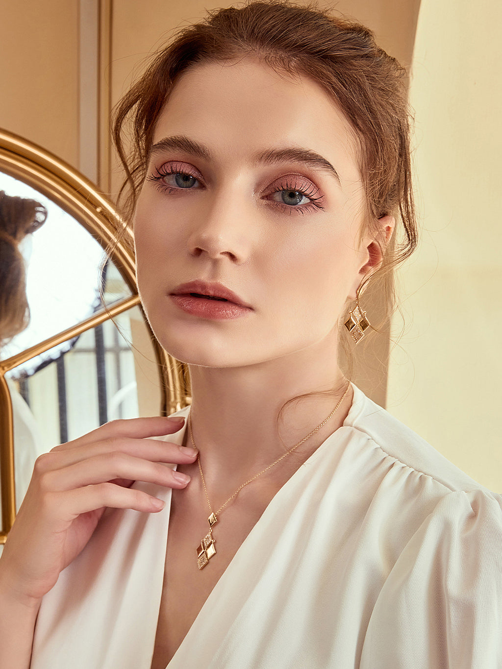 Collier Carreaux PL-OR 750 3MIC