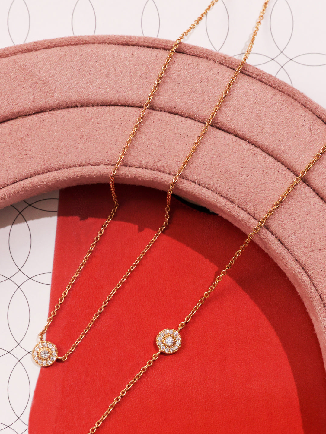 Collier PO Pavé oxydes blancs