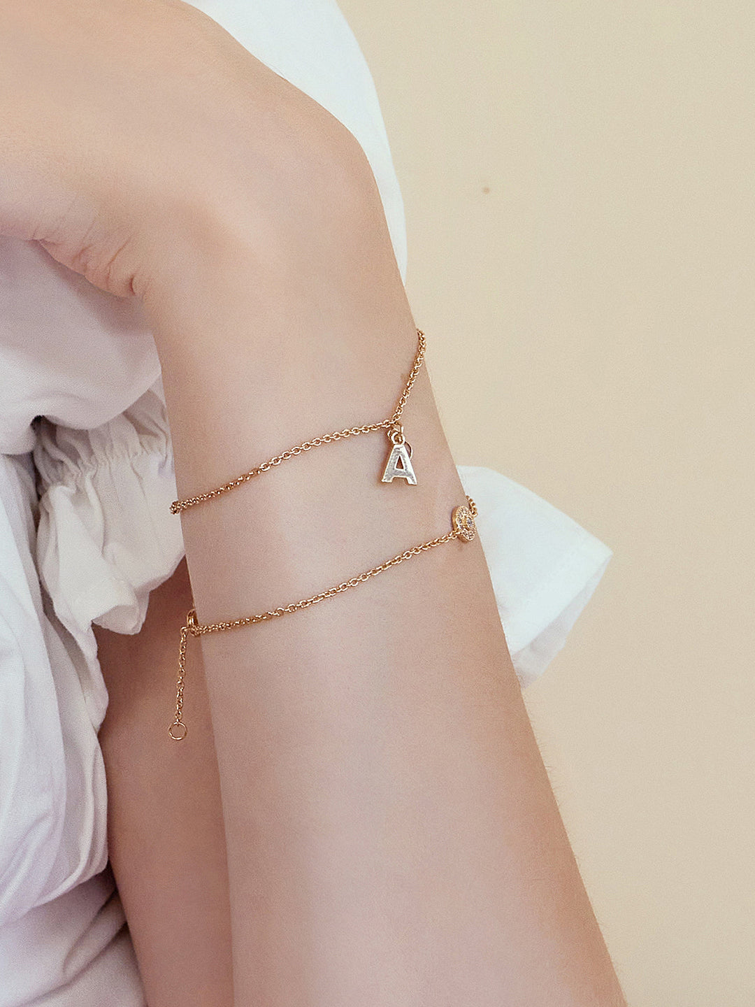 Bracelet PO Pavé oxydes blancs