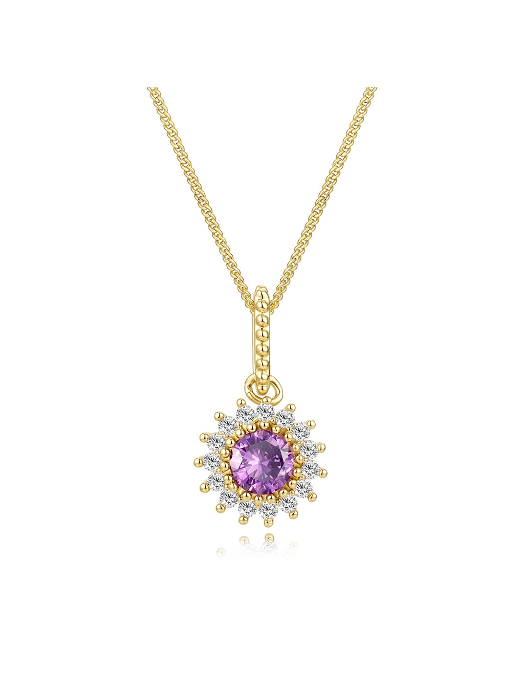 Pendentif RAINBOW COLORS SUNFLOWER PL-OR 750 3MIC