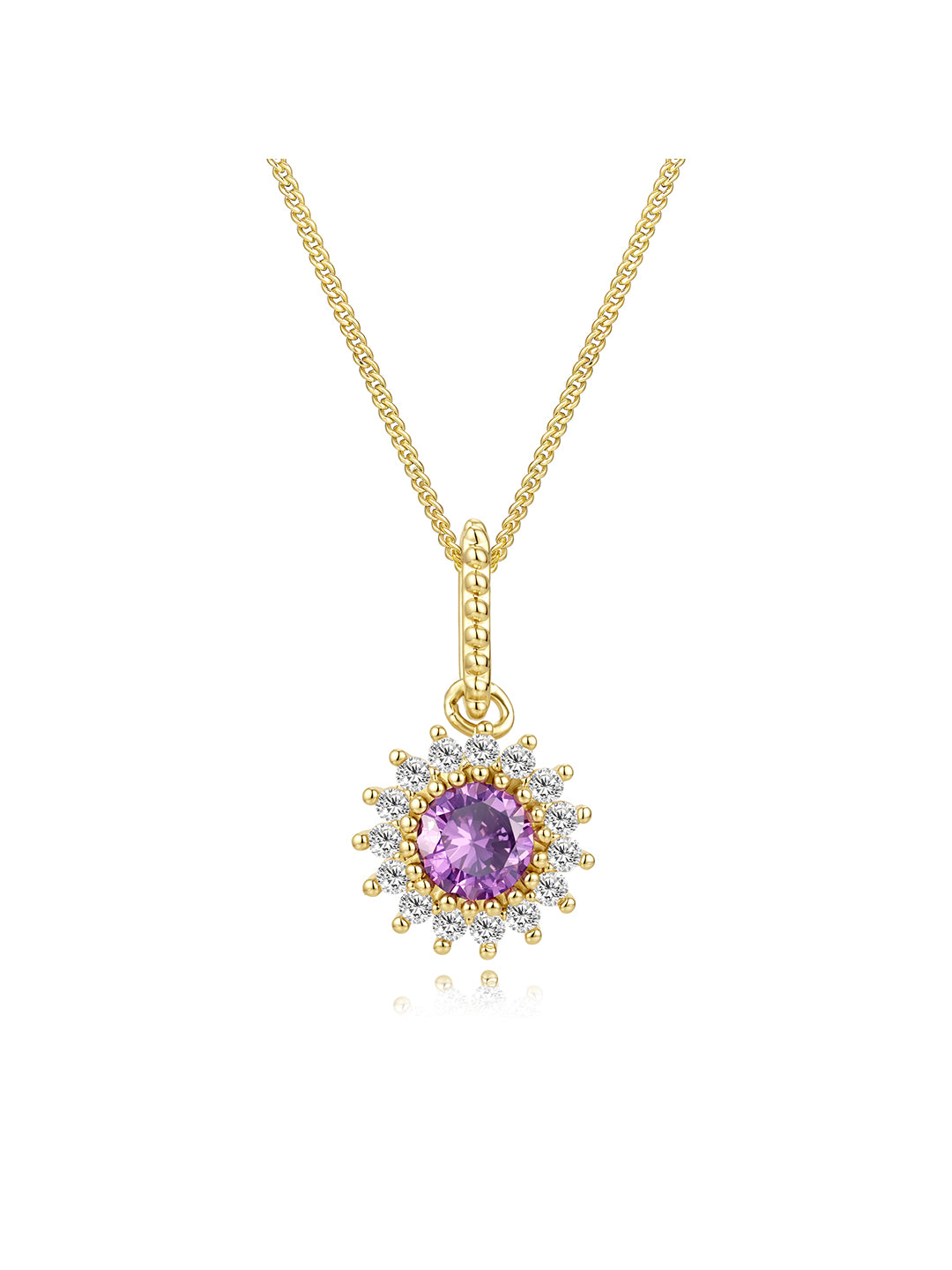 Pendentif RAINBOW COLORS SUNFLOWER PL-OR 750 3MIC