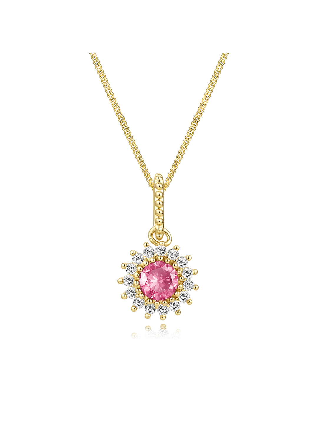 Pendentif RAINBOW COLORS SUNFLOWER PL-OR 750 3MIC