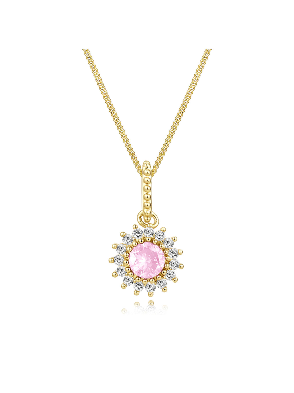 Pendentif RAINBOW COLORS SUNFLOWER PL-OR 750 3MIC