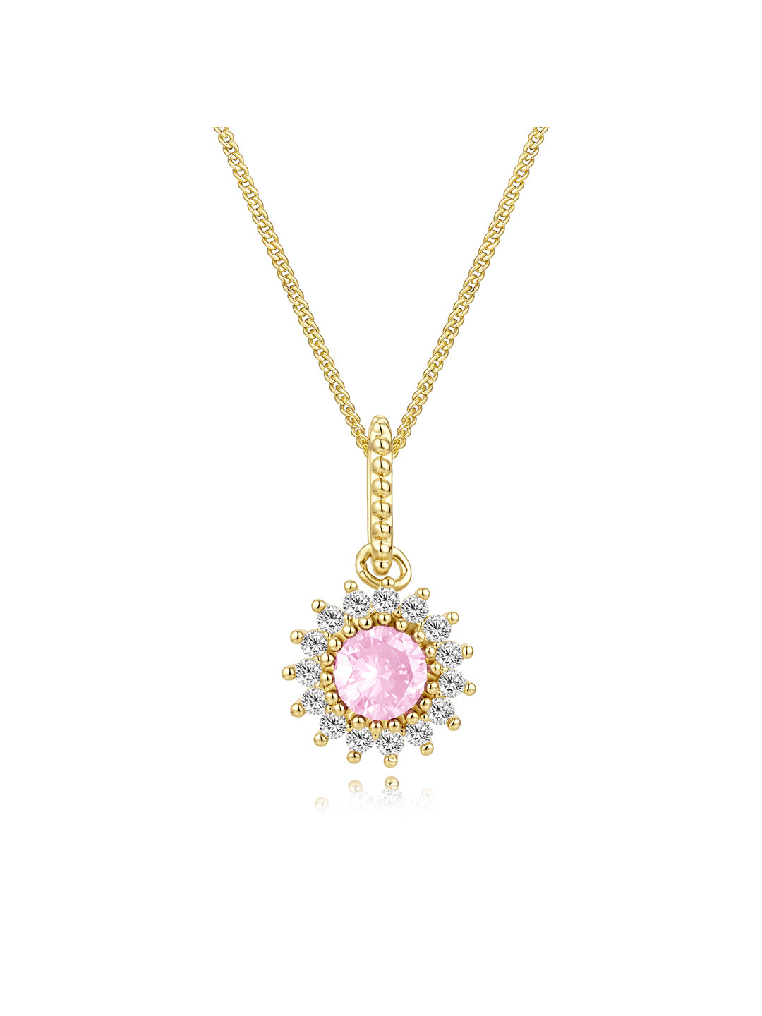 Pendentif RAINBOW COLORS SUNFLOWER PL-OR 750 3MIC
