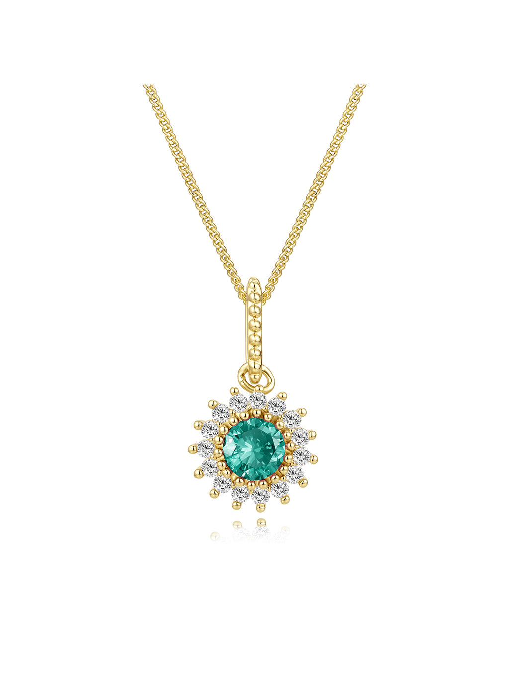 Pendentif RAINBOW COLORS SUNFLOWER PL-OR 750 3MIC