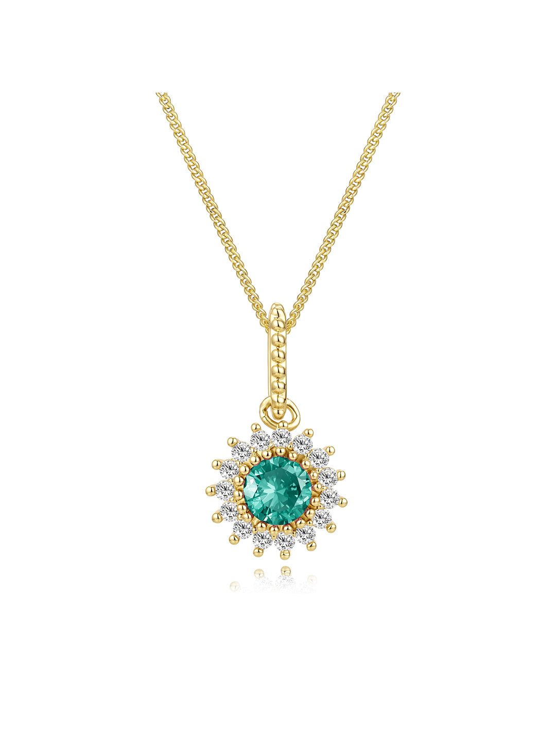 Pendentif RAINBOW COLORS SUNFLOWER PL-OR 750 3MIC