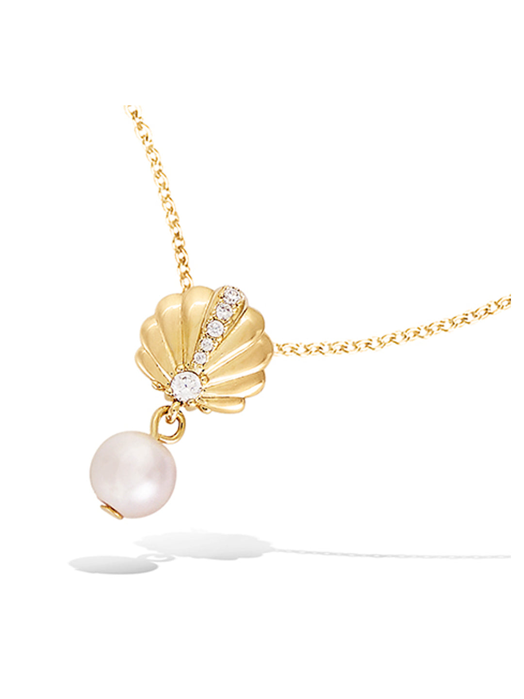 Pendentif COQUILLAGE PERLE PL-OR 750 3MIC