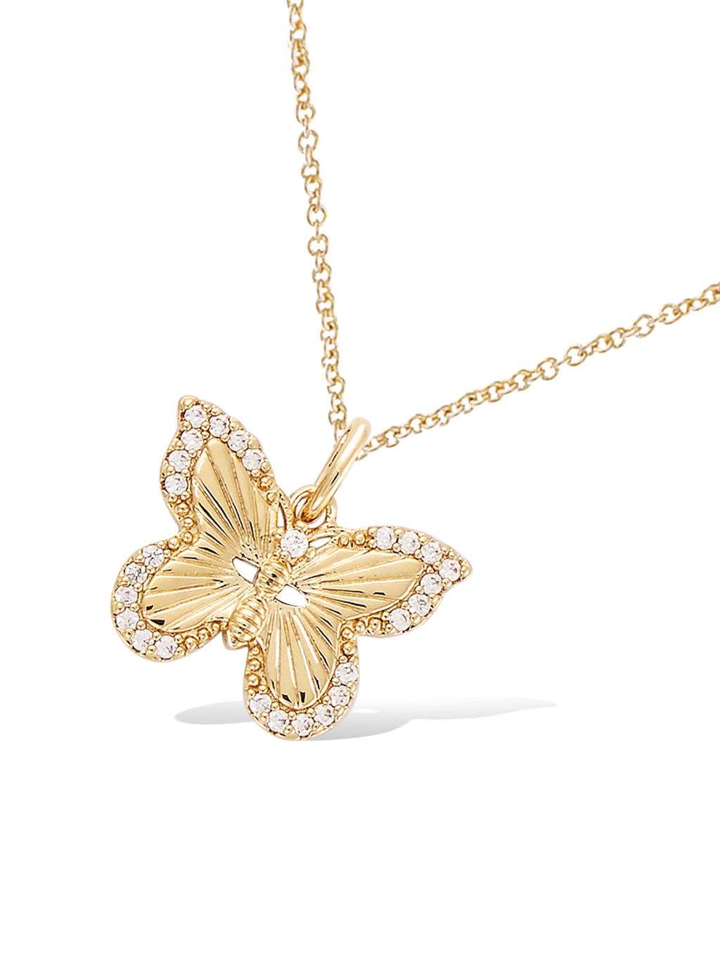 Pendentif FLYING BUTTERFLY PL-OR 750 3MIC